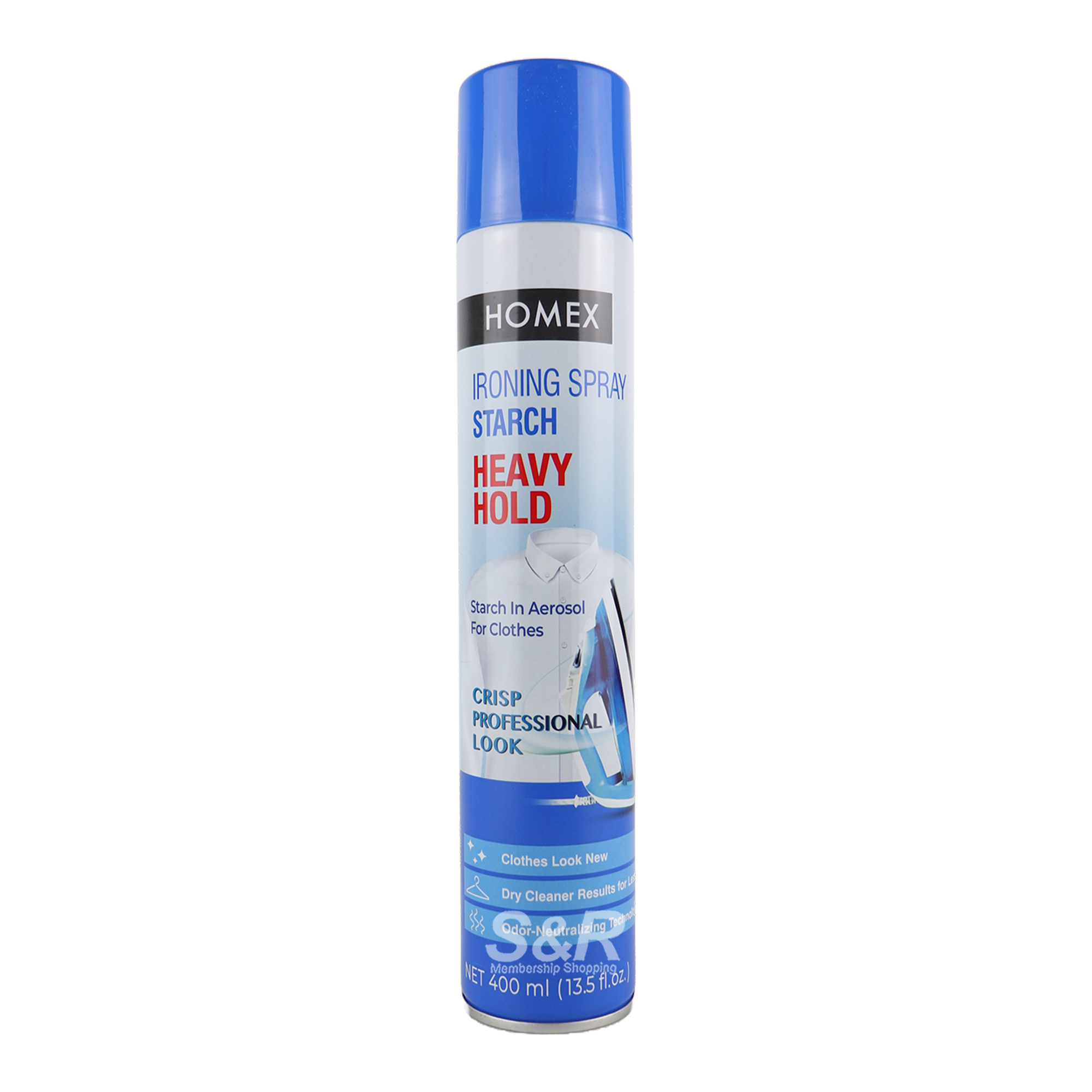 Homex Ironing Spray Starch 400mL Homex Ironing Spray Starch 400mL